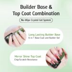 Easy 6-in-1 Nail Builder, Top Coat & Gel Set - Image 2