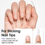 GELLEN 4-in-1 Gel Nail Glue Refill - 100ml, UV Cured. - Image 2