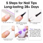 GELLEN 4-in-1 Gel Nail Glue Refill - 100ml, UV Cured. - Image 4