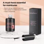 No-Wipe Clear Base Coat - Long-Lasting, High Gloss Gel Polish - Image 3