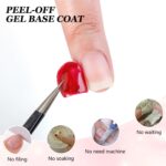 Fcozpjk 15ML Peel-Off Gel Base Coat for Easy Nail Art - Image 2