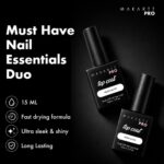 MakarttPro Professional Glossy & Matte Nail Coats for Technicians - Image 3