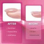 Peach Pink Color Rubber Base Builder Gel, 15ml, 3-in-1. - Image 4