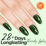 Modelones 9D Cat Eye Green Gel Nail Polish 15 ML - Image 4