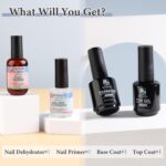 SUTOKAKA Base Top Coat: Strengthens Nails & Enhances Shine - Image 2