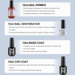 SUTOKAKA Base Top Coat: Strengthens Nails & Enhances Shine - Image 3