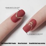 Vishine 16ml Matte Gel Top Coat: Long-Lasting, No Wipe, Powder-Resistant. - Image 4