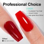 L'UGX Gel Top Coat – 30+ Days of Glossy, Scratch-Resistant Shine, 15ml - Image 4