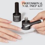 MIZHSE Gel Nail Polish Base and Top Coat Set - Image 4