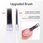 Long-Lasting Clear Rubber Base Coat for Strengthening Nails - Image 2
