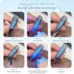 3D Water Droplet Gel Top Coat for Glossy Nail Art - Image 7