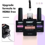 FZANEST Hema-Free Nail Gel Kit: 3 Pcs for Long-Lasting Strength - Image 2