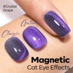 Modelones 9D Magnetic Purple Cat Eye Gel Nail Polish - Image 2