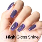 Modelones 9D Magnetic Purple Cat Eye Gel Nail Polish - Image 3