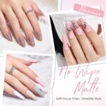COSMOO Quick-Dry Matte Top Coat for Salon-Quality Nail Art - Image 2