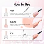 COSMOO Quick-Dry Matte Top Coat for Salon-Quality Nail Art - Image 8