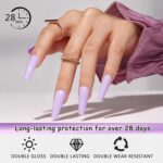 SUTOKAKA Top and Base Coat Set: Glossy Gel Polish Duo - Image 5
