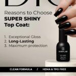 DIDIER LAB Premium No Wipe UV Gel Top Coat - 2x0.34 fl oz - Image 3