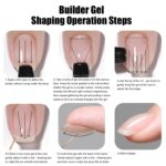 Vishine 8-in-1 Jelly Rose Pink Nail Gel Polish - Image 6