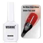 Vishine 2-Pack 16ml No Wipe High Gloss Gel Top Coat - Image 2