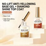 18ml Gel Nail Polish Set: Base & Top Coat Duo - Image 2