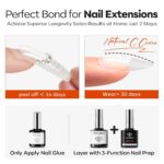 MODELONES Nail Glue and 3-in-1 Nail Prep Set - Image 4