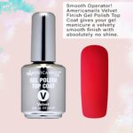 Americanails Velvet Finish Gel Top Coat - 0.5 oz, Fast Drying - Image 3