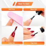 Strong Adhesion Gel Base Coat: Durable, Stain-Proof, UV Cured - Image 6
