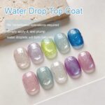 3D Water Drop Gel Coat - No-Wipe Glossy Nail Art Kit - Image 2