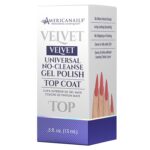 Americanails Velvet Finish Gel Top Coat - 0.5 oz, Fast Drying - Image 2
