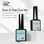 CANNI No Wipe Base and Top Coat Set for Long-Lasting Shine - Image 2