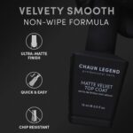CHAUN LEGEND Velvet Matte Top Coat | Ultra Matte Finish, 15 ml - Image 2
