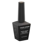 CHAUN LEGEND Velvet Matte Top Coat | Ultra Matte Finish, Non-Wipe Formula | 15 ml