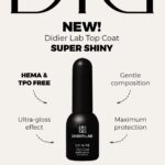 DIDIER LAB Premium No Wipe UV Gel Top Coat - 2x0.34 fl oz - Image 2