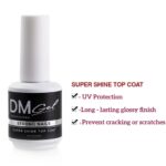 Super Shine Top Coat Gel UV Protection/No Wipe. Glossy & Scratch-Resistant. Non Yellowing. Hema/TPO-free 15m /0.5 fl oz Strong & Healthy Nail System