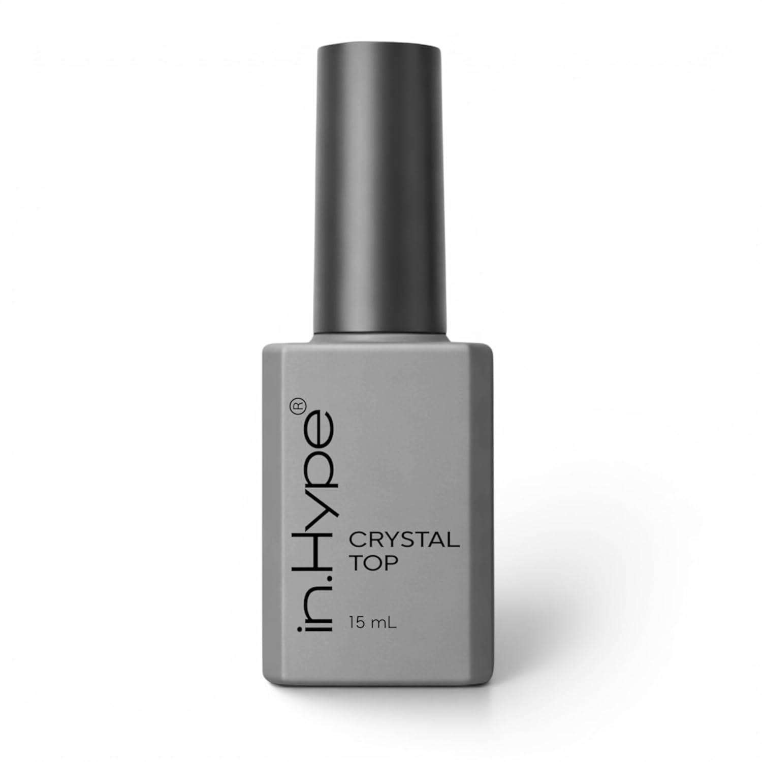 IN.HYPE Crystal Top Coat: No Wipe UV/LED for Light Colors IN.HYPE Gel Top Coat UV/LED Cured (Crystal Top) with UV filter - No wipe. For White and light colors.