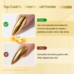JODSONE Chrome Nail Top Coat - 16.5ml UV/LED, High Gloss - Image 2