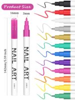 Kalolary 3D Nail Art Pens Set: 12 Colors for DIY Manicures - Image 2