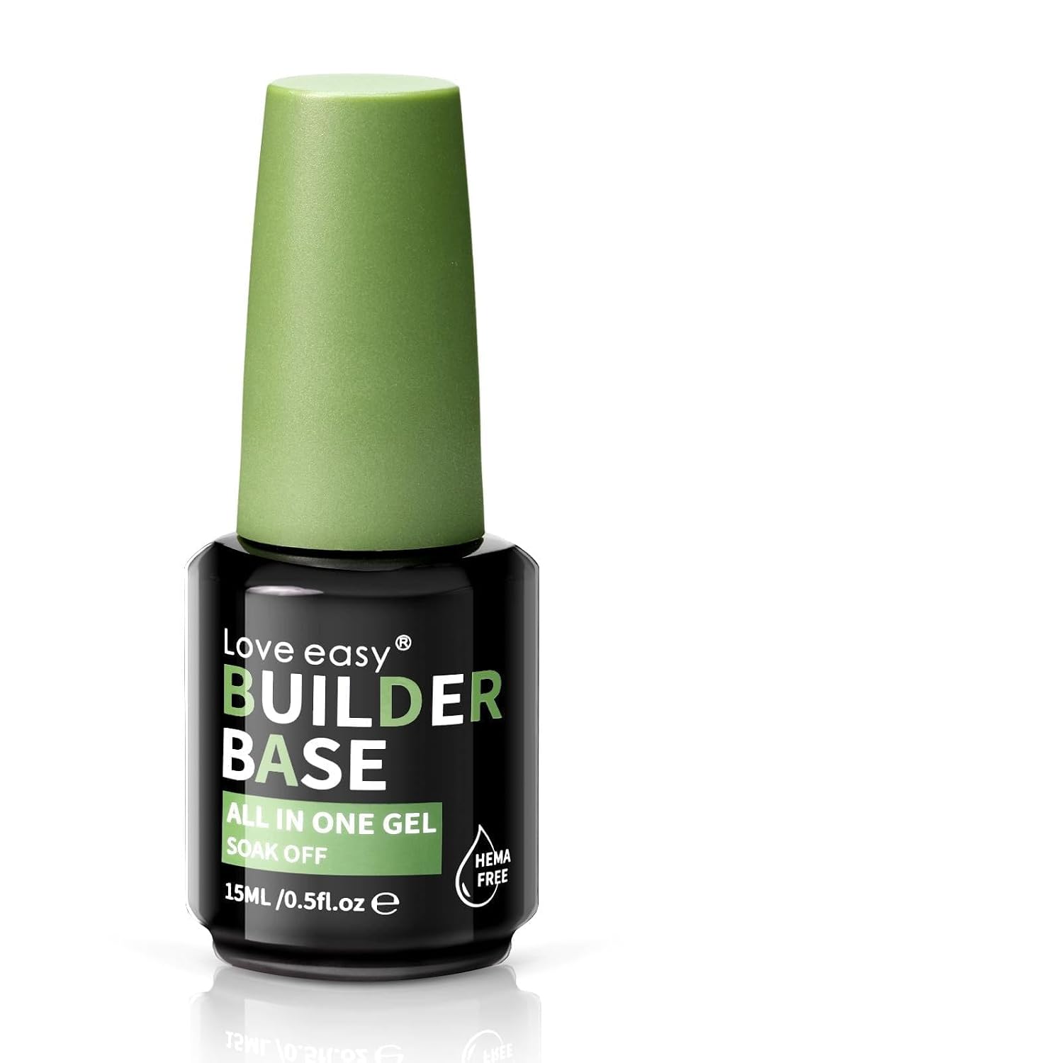 Love Easy 6-in-1 Builder Gel: Versatile Nail Enhancement for All Love easy 6-in-1 Builder Gel for Nails, Brush on Crystal Clear Base Coat Soft Gel Polish Strengthening Building Apex Extension Thickening Enhancement for Home DIY Beginner Salon Manicure(U V Curing)