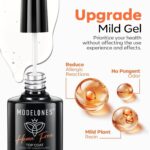 Modelones Hema-Free Gel Base & Top Coat Set for Long-Lasting Nails - Image 2