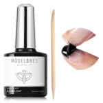 modelones Gel Base Coat Non-UV Peel off Base Coat Quick Dry Peelable for Gel Nal Polish Beginner Friendly Gentle Protection for Thin & Weak Nails,10ml