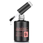 9ml No-Wipe Clear Base Coat, UV/LED Gel Nail Polish, Strong Adhesion & High Gloss, Anti-Lifting & Long-Lasting Formula, for DIY & Professional Salon Manicure, Perfect Gifts for Women