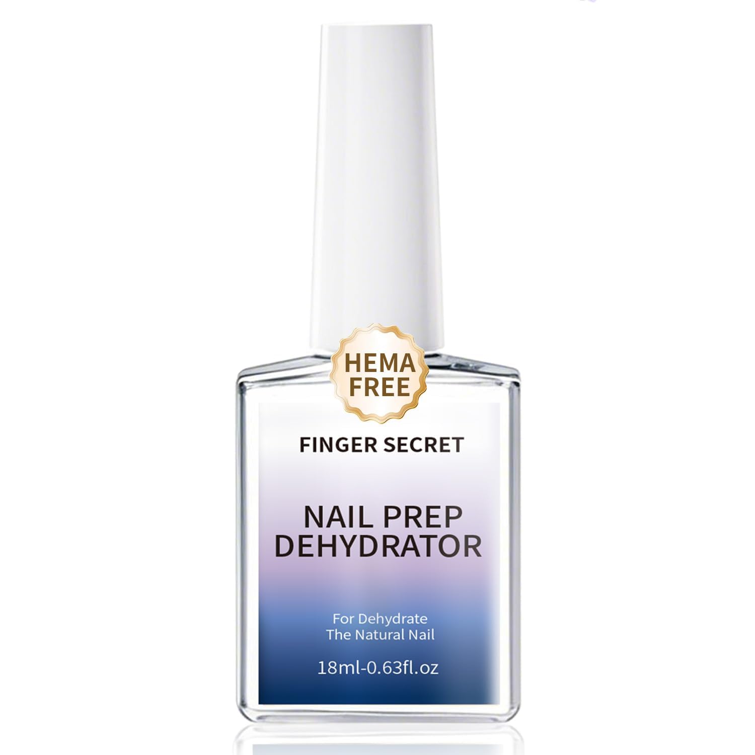 Professional Nail Dehydrator: Acid-Free, Fast-Drying Primer for Long-Lasting Manicures Nail Dehydrator | Nail Prep Professional Acid-Free Formula - Fast-Drying Bonder & Primer Base Coat for UV Gel Polish, Acrylic Nails & Natural Nails - Long-Lasting Manicure Adhesion Solution, 0.6 oz