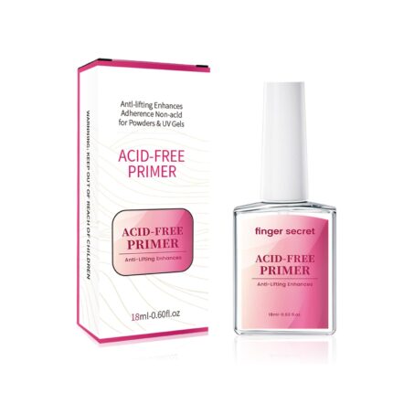Acid-Free Primer Nail Prep Base coat,18ml Quickly dry Primer. Anti-Lifting Enhances Adherence Bonder Non-Acid for Acrylic Nails Press on Tips Powers & UV Gel