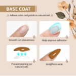 Quick-Dry Top and Base Coat Nail Polish Set, 16.5ml - Image 2