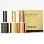 VENALISA No Wipe Gel Top Coat Matte Top and Base Coat Set 3 Pcs 10ML for Gel Nail Polish Long Lasting Salon Manicure DIY at Home For Girls Women