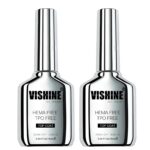 Vishine Gel Polish 2Pcs 16ml No Wipe Top Coat HEMA FREE TOP FREE High Gloss Shiny Long-Lasting Clear Gel Coat, Soak Off Nail Lamp Nail Gel, Home DIY Manicure and Nail Salon